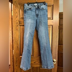 Kensie Blue Flare & Wide Leg Jeans